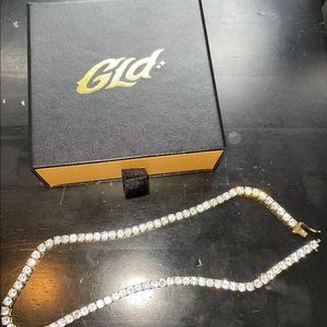 GLD Tennis Diamond Chain